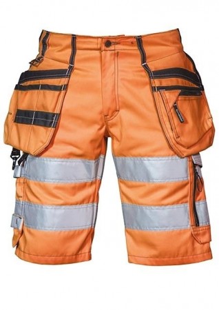 SHORTS MED HENGELOMMER KL. 2 ORANGE/SVART