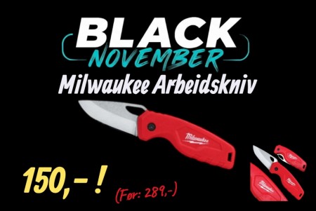 BLACK FRIDAY! Milwaukee Arbeidskniv (Foldekniv)