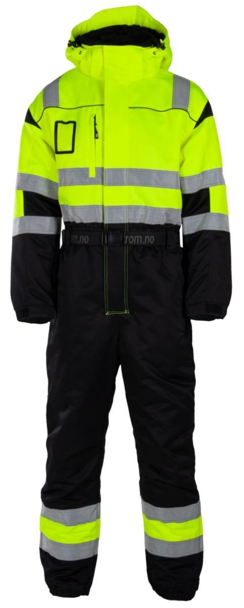 Vinterkjeledress BS Dokka HiVis kl.3 gul/svart