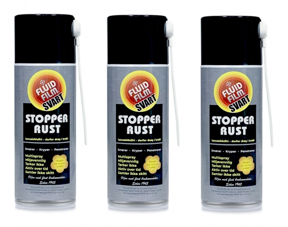 Kanskje verdens beste og mest anvendelige spray, nå også i svart! 