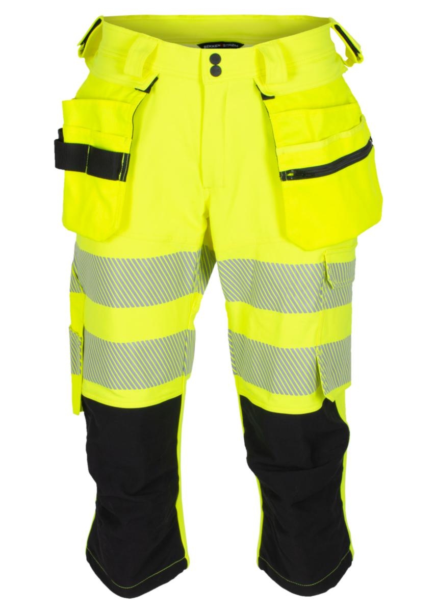 Piratbukse BS Lillehammer HiVis kl.1 gul/sva