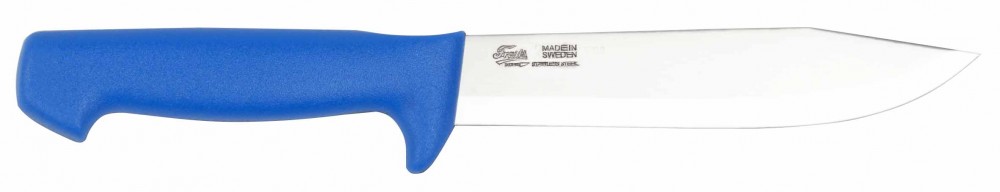 MORA SLØYEKNIV 1040 S-P Skaft i blå plast. Blad i rustfritt stål. Lengde 17,5cm. Veldig skarp og god å arbeide med. Forpakning: 1 eller 10 (1eske)