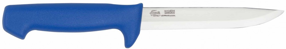 MORA SLØYEKNIV 1030 S-P Skaft i blå plast. Blad i rustfritt stål. Lengde 15cm. Antall i pk: 10