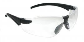 Vernebrille i polykarbonat for generelt bruk. Høyeste mekaniske beskyttelse (F). Høyeste optiske klasse (1). Antiripe/antidugg polykarbonatlinser.
